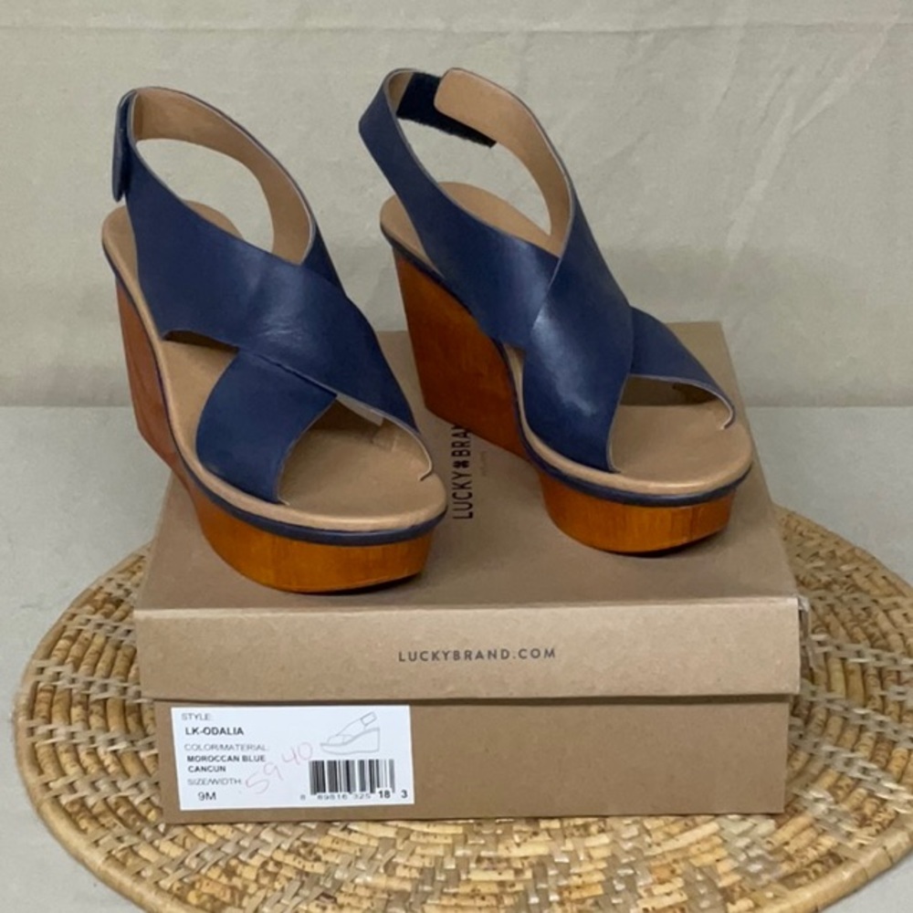 Lucky Brand Moroccan Blue Sandal